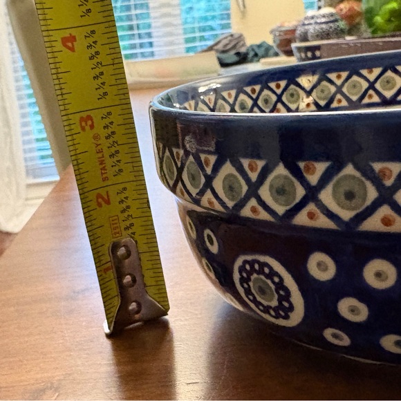 Polish Pottery Bolesławiec pottery 7.5 x 3" bowl - Picture 6 of 6